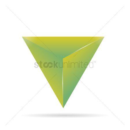 Yellow Green Triangle Logo