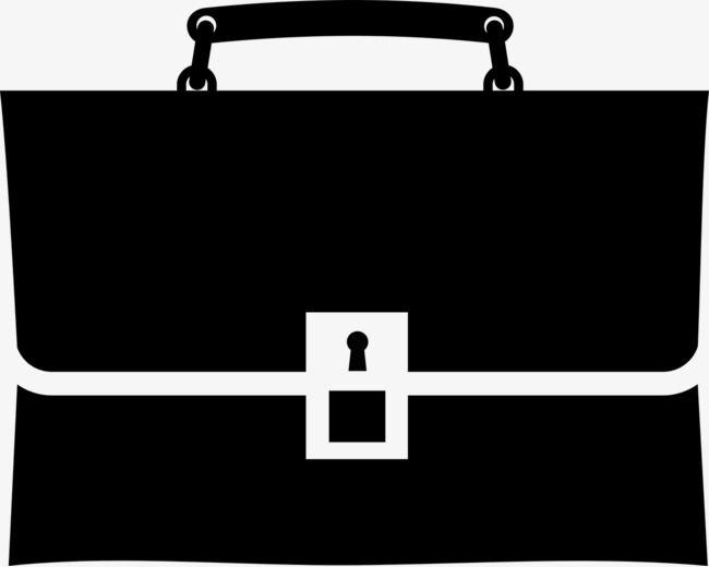 Briefcase Logo - Black Briefcase, Black, Briefcase, Handbag PNG Image and Clipart