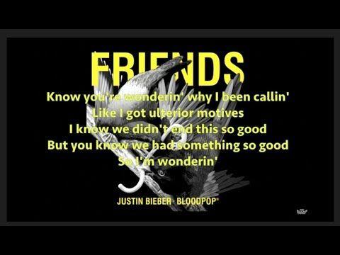 Got Motives Logo - Justin Bieber & BloodPop® - Friends (Official Lyrics Video) - YouTube