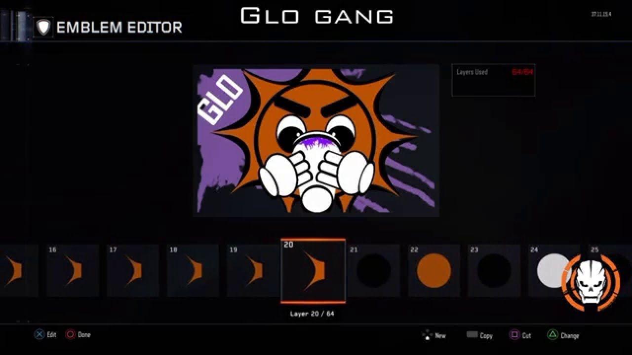 Glo Gang Logo - Black ops 3 emblem Glo gang - YouTube