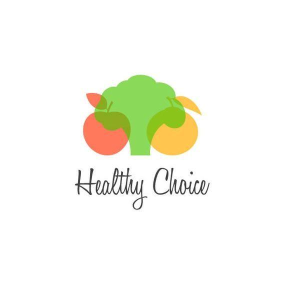 Nutrition Logo - Nutrition Logo / Food / Broccoli / Apple / Orange / Ready Made