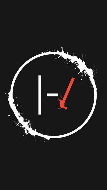 21 Pilots Logo - Twenty One Pilots Iphone background (with some paint added ...