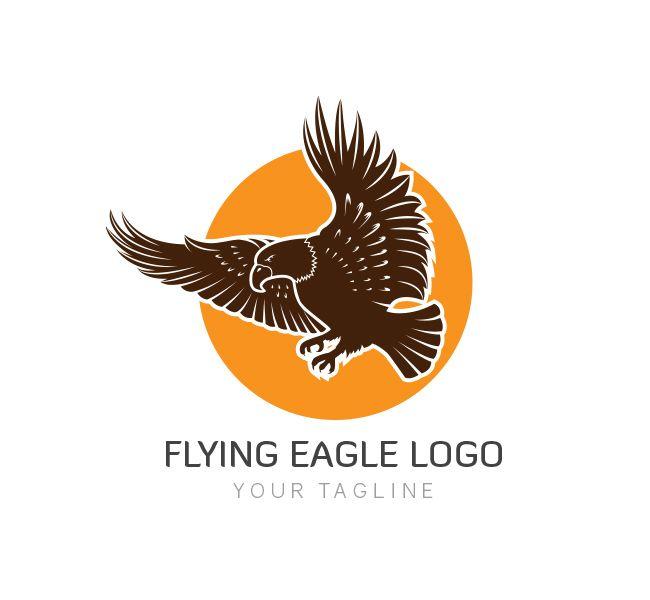 Flying Logo - Flying Eagle Logo & Business Card Template