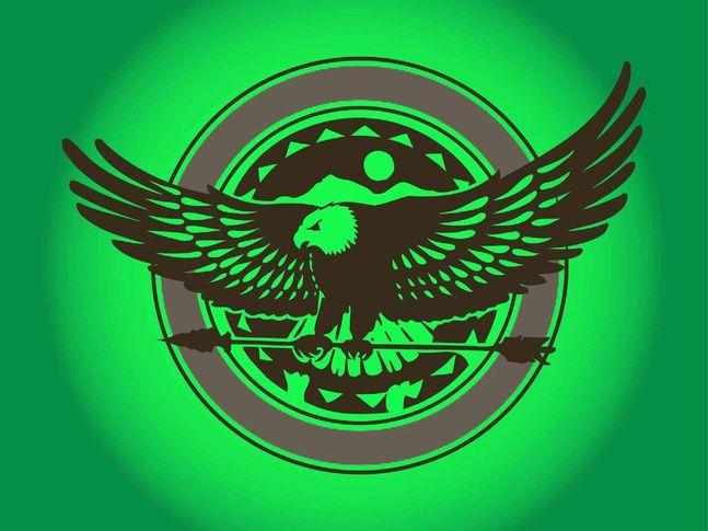 Flying Eagle Logo - Flying eagle logo in vector pack Vector | Free Download