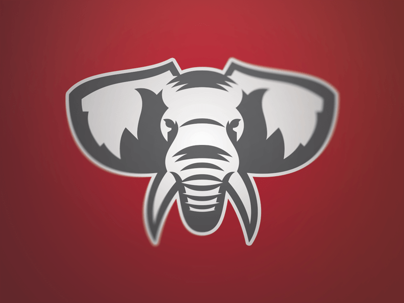 Elephant Sports Logo - Elephant. Sports logo's. Logos, Logo design, Animal logo