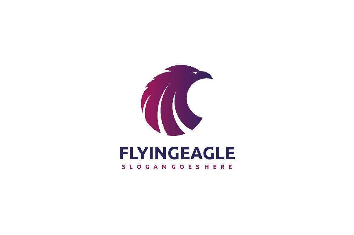 Flying Eagle Logo - Flying Eagle Logo Logo Templates Creative Market
