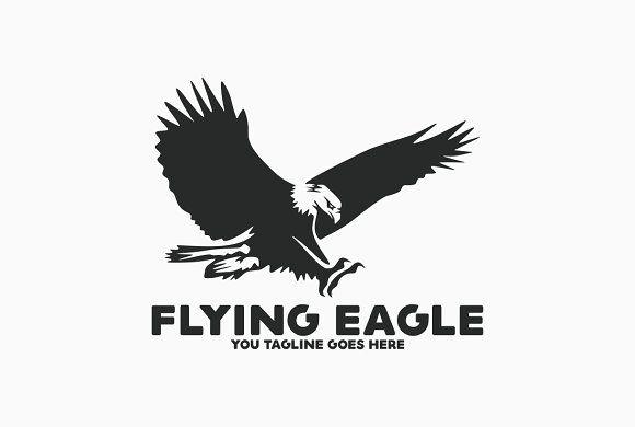 Flying Eagle Logo - Eagle Logo ~ Logo Templates ~ Creative Market