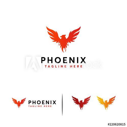 Flying Eagle Logo - Majesty Phoenix logo designs concept vector, Flying Eagle logo