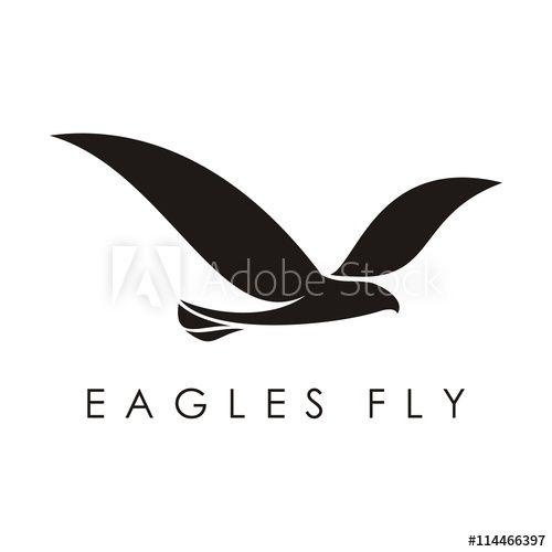 Flying Eagle Logo - Flying Eagle Logo, Flying Eagle Logo Silhouette this stock