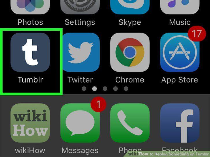 Tumblr App Logo - How to Reblog Something on Tumblr (with Cheat Sheet) - wikiHow