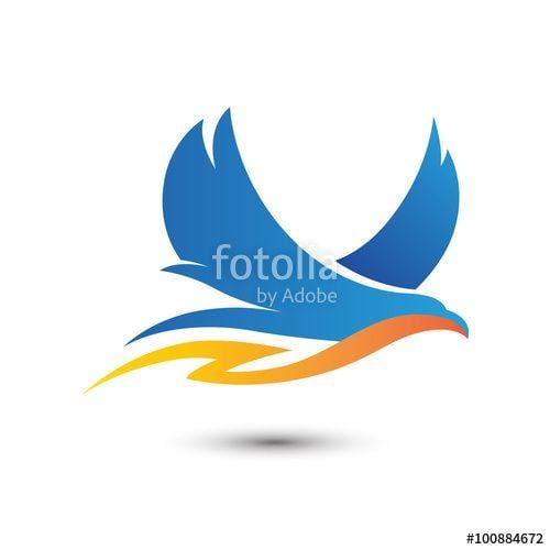 Flying Eagle Logo - Flying Eagle Logo Stock Image And Royalty Free Vector Files
