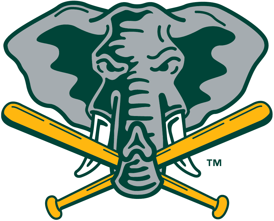 Elephant Sports Logo - Oakland Athletics Alternate Logo League (AL)