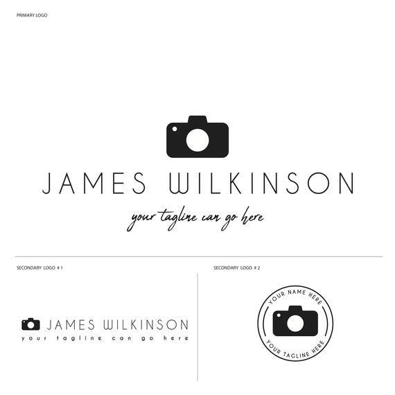Photography Watermark Logo - Photography Logo Design Watermark Logo Branding Kit Modern