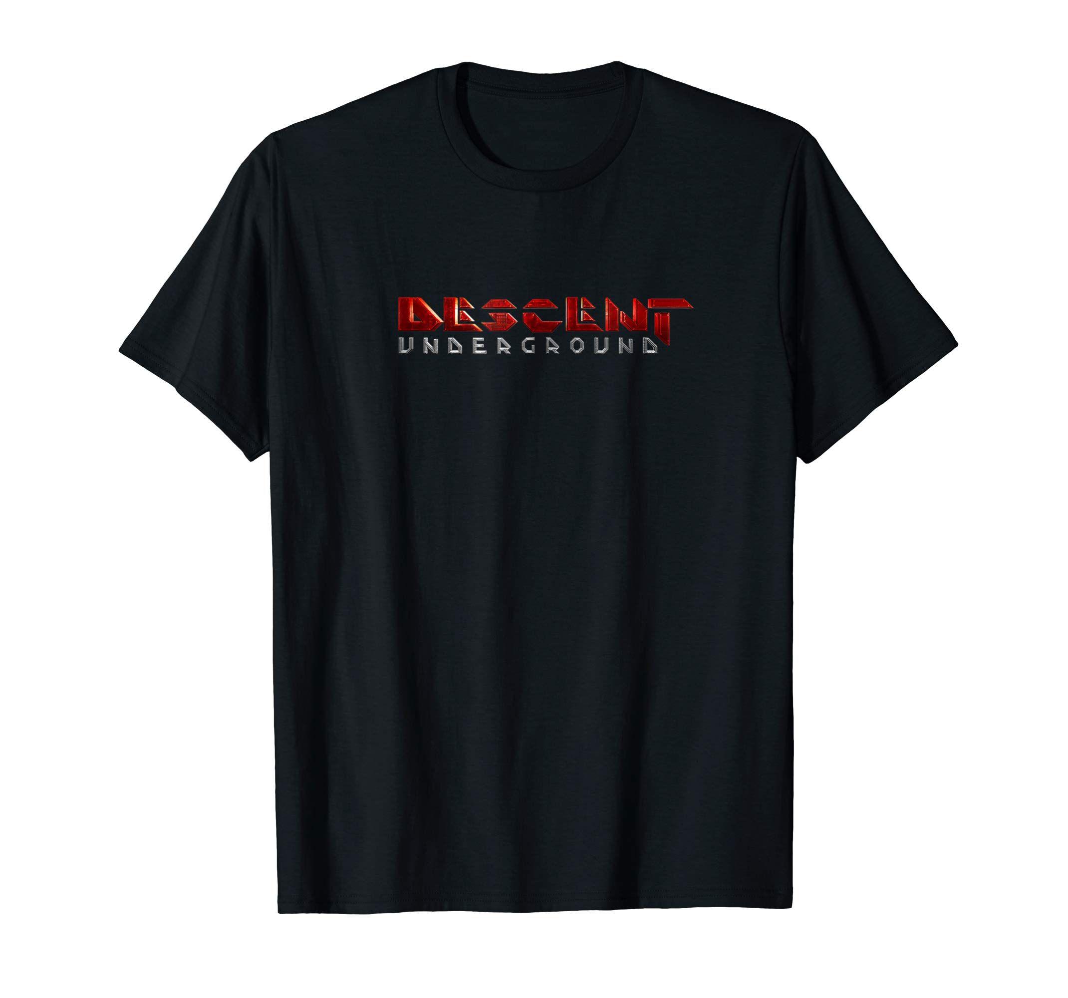 Underground Clothing Logo - Amazon.com: Descent: Underground Logo T-Shirt: Clothing