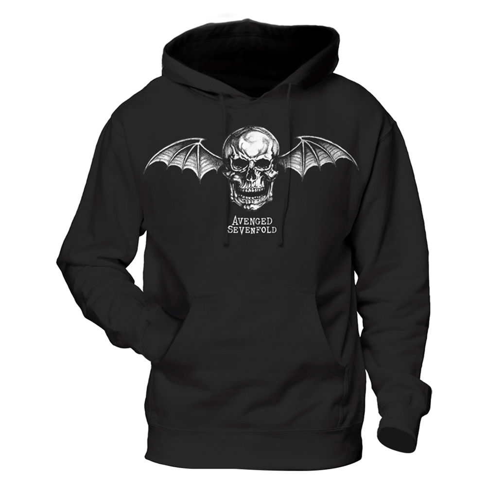 Avenged Seven Fold Logo - Blabbermouth | Death Bat Logo (Hooded Sweatshirt)