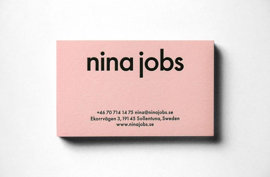 BVD Logo - New Logo and Visual Identity for Nina Jobs