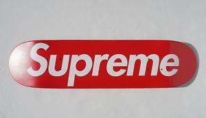 Supreme Skate Logo - Supreme Vintage Skate Deck Red Logo Print Skateboard Deck | eBay