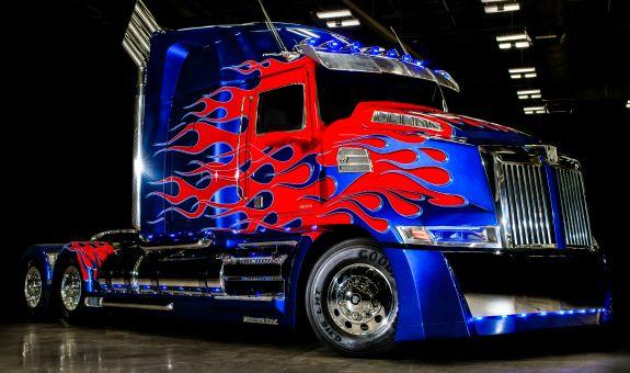 New Western Star Trucks Logo - Optimus Prime Visits Johnson Truck Center, Landover Facility
