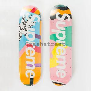 Supreme Skate Logo - Supreme SS16 Alessandro Mendini Skateboard Deck Skate Collection Set ...