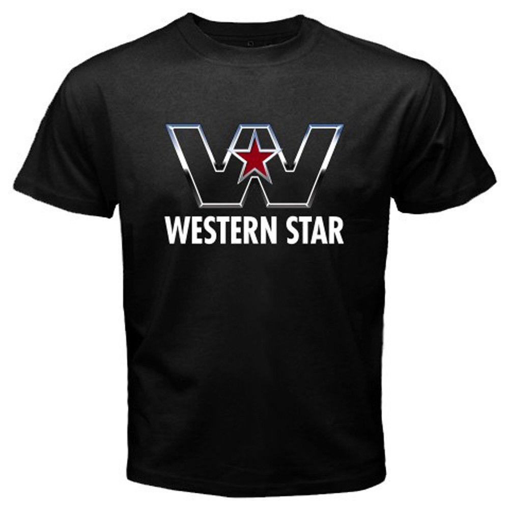New Western Star Trucks Logo - New Western Star Trucks Logo Men'S Black T Shirt Size S M L XL 2XL ...