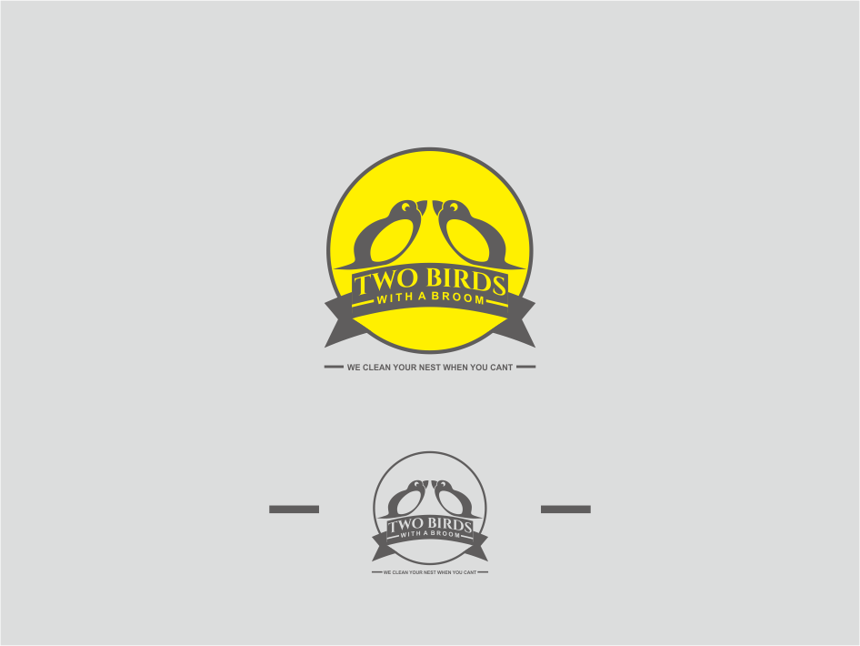 Bird Company Logo - Bold, Playful, It Company Logo Design for Two Birds With A Broom by ...