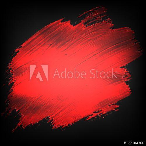 Red Blobs Logo - Black Banner With Red Blobs - Buy this stock vector and explore ...