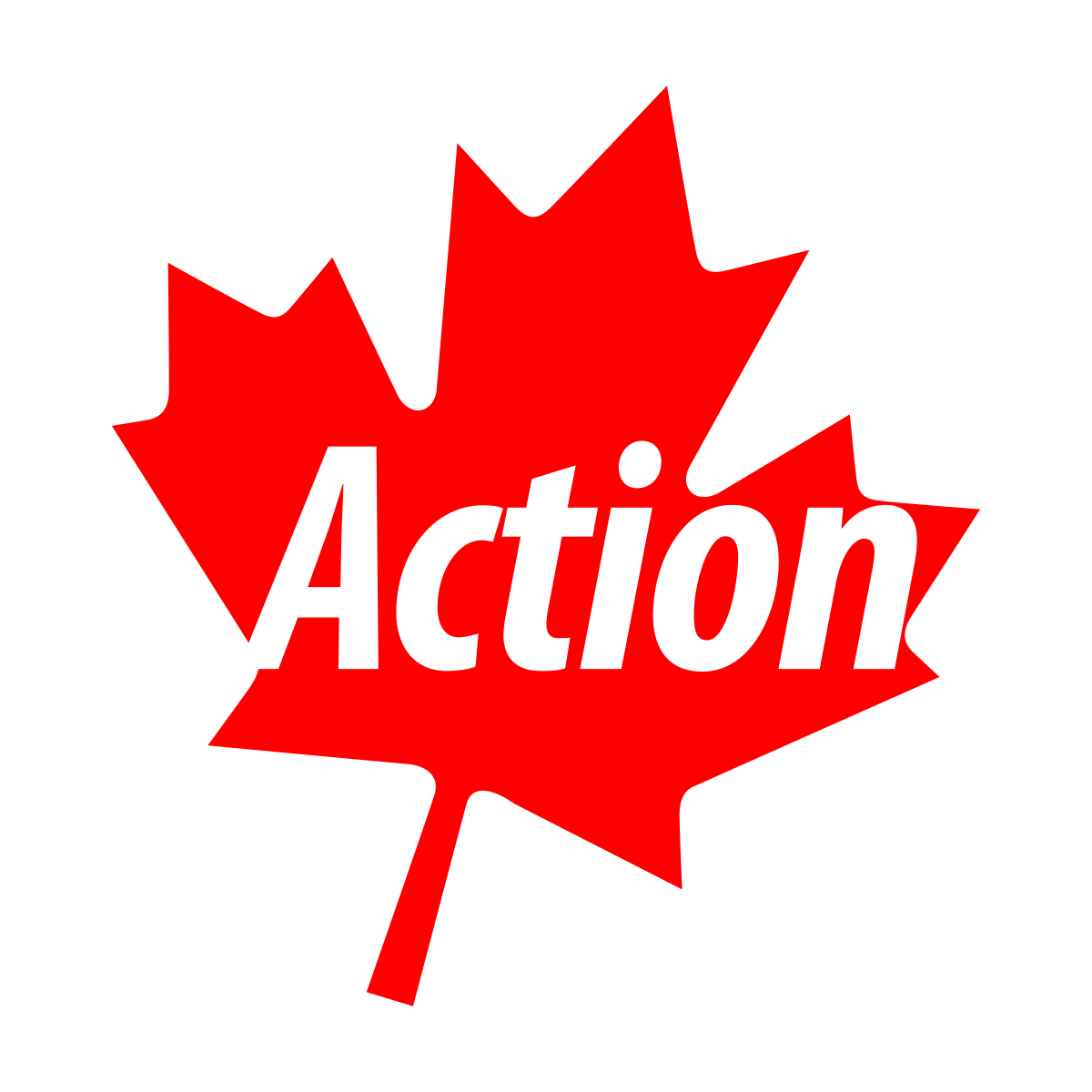 Red Blobs Logo - Canadian Action Party