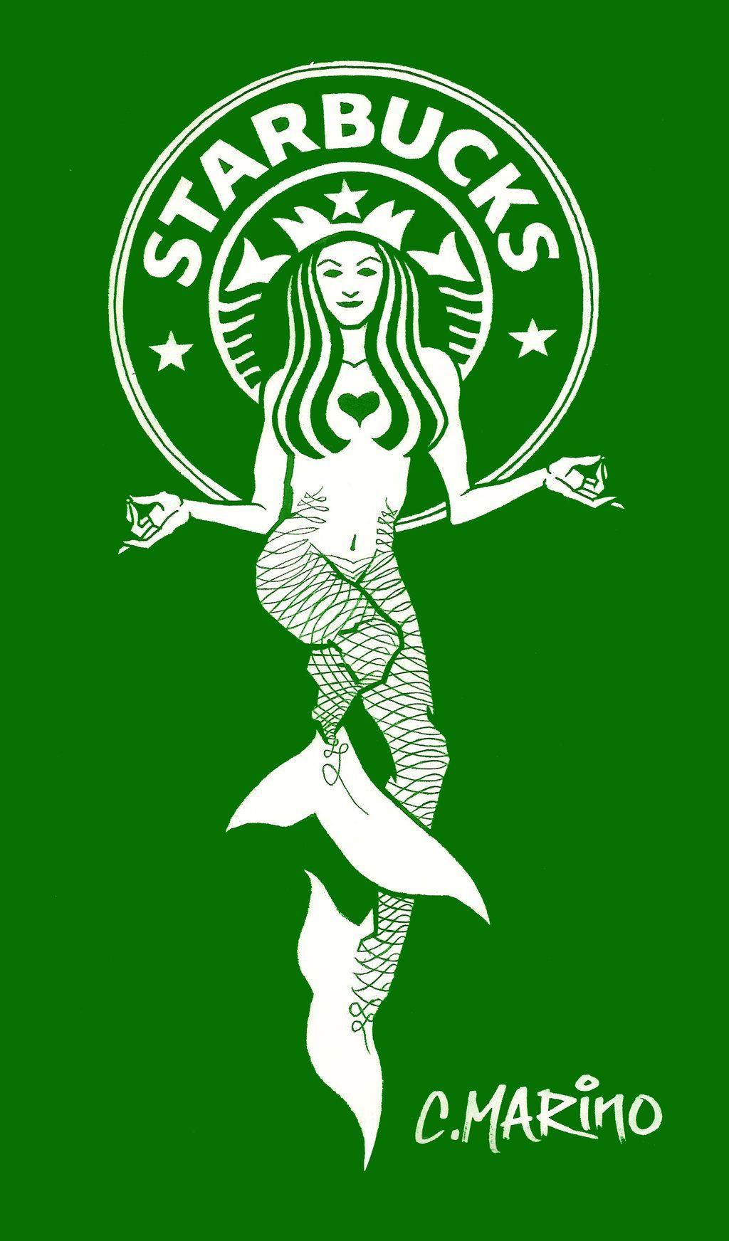 Starbucks Siren Logo - Starbucks Logo Mermaid Redes.. by CMARINO.deviantart.com on ...