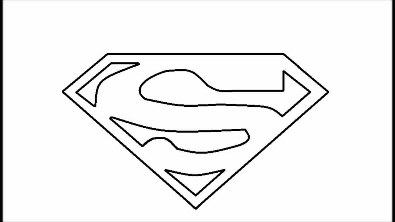 Easy Cool Logo - BASIC step by step superman logo - YouTube