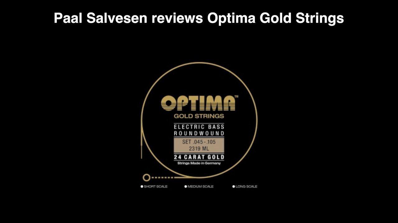 Gold Strings Logo - Bass Weekly - Optima Gold Strings Roundwound - YouTube