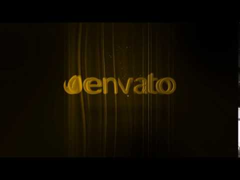 Gold Strings Logo - Gold Strings Logo Effects template from Videohive