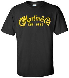 Gold Strings Logo - Gold LOGO Usa MARTIN & CO Guitar Strings Tour 2018 Men's T Shirt S