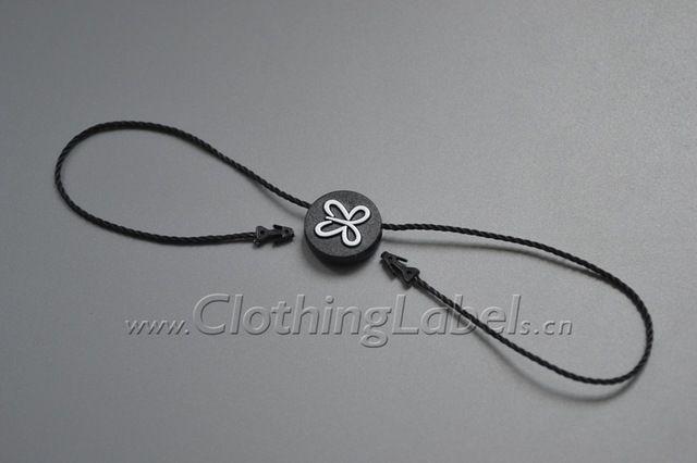 Gold Strings Logo - White Black Gold Clothing Cords For Paper Tags, Hang Tag Strings