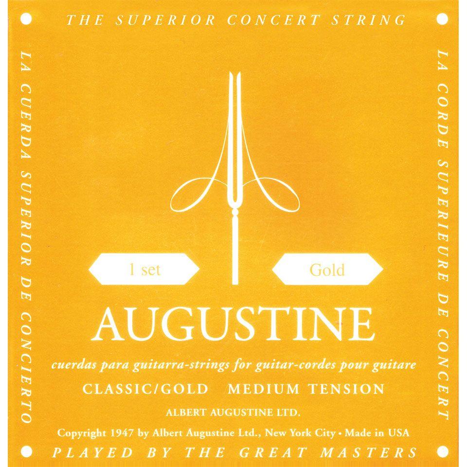 Gold Strings Logo - Augustine Classic Gold « Classical Guitar Strings
