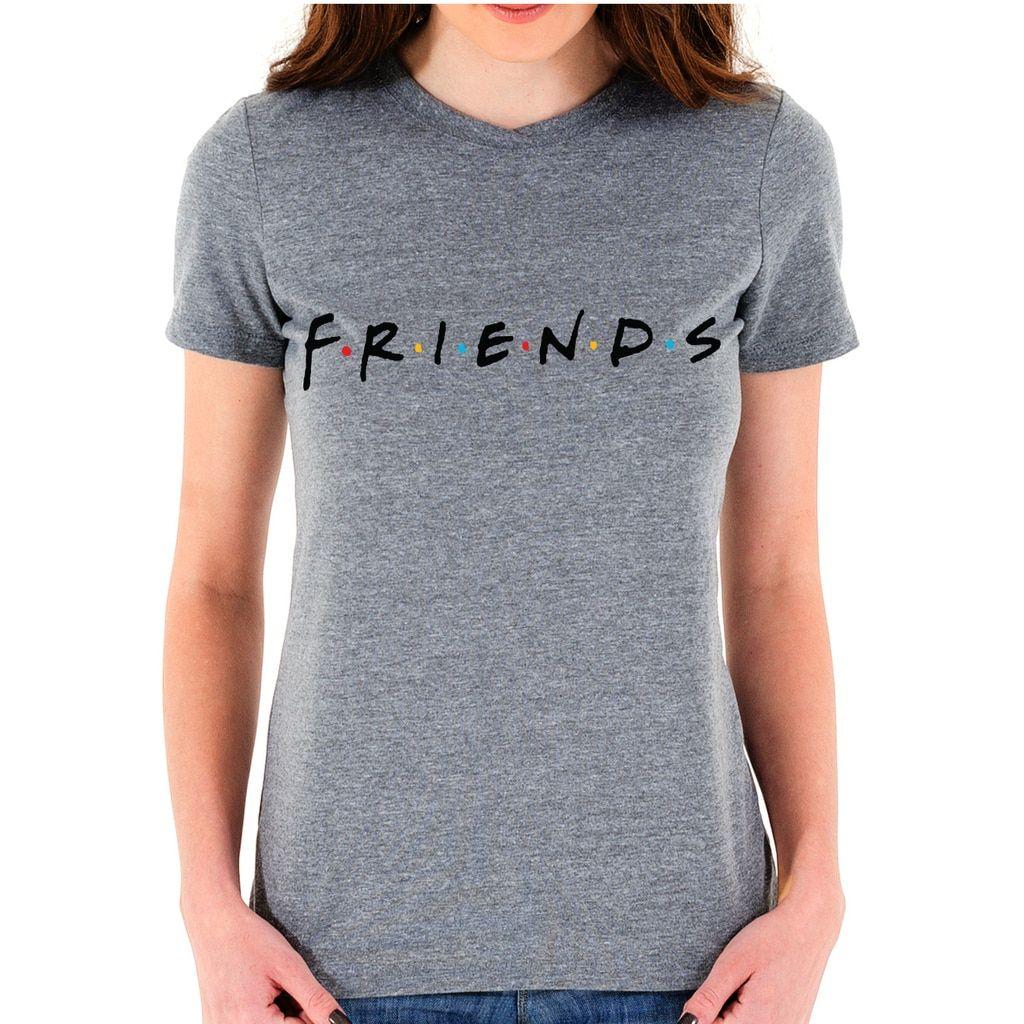 Friends Girls Logo - Friends Logo Color Dots Girls T Shirt Friends T Shirt's