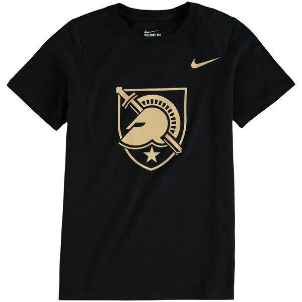 Nike Army Logo - Youth Nike Black Army Black Knights Cotton Logo T Shirt