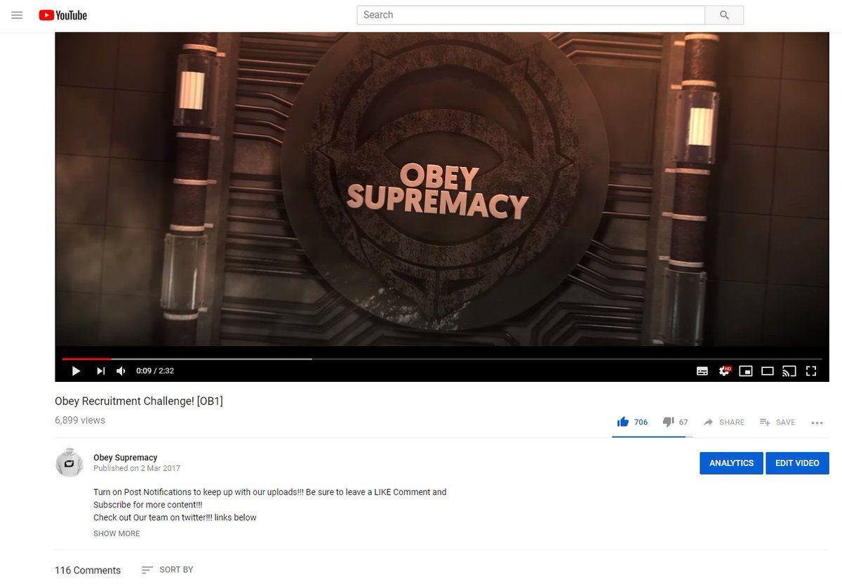 Obey Supremacy Logo - Fanboys, stop using our old logo. Tweet added by Obey Supremacy | Twipu