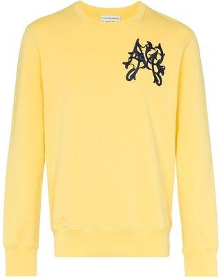 Yellow ER Logo - Sweet Savings on Alexander McQueen embroidered logo sweatshirt - Yellow