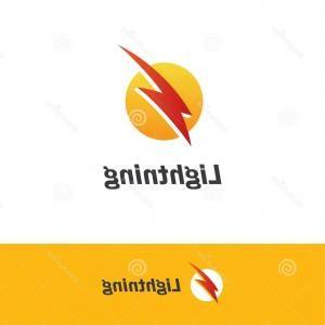 Orange Lightning Bolt Logo - Photostock Vector Orange Lightning Bolt Vector Icon Lightning | ARENAWP