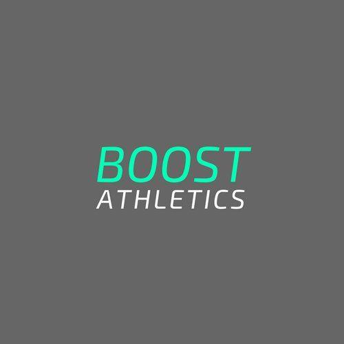 Boost Sports Logo - Grey and Green Minimalist Sports Logo