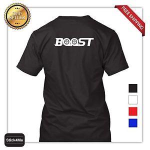 Boost Sports Logo - BOOST TURBO LOGO T Shirt HQ Printing RACE CAR SHIRT SPORT CAR LOGO