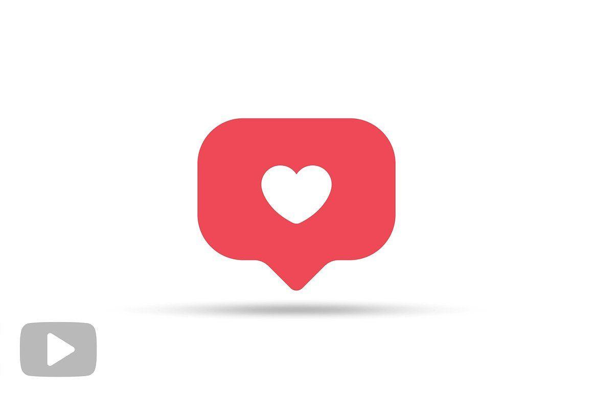 Love Instagram Logo - ANIMATEDVideo Icon Animation Icon Creative Market