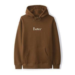 Classic Brown Logo - Butter Goods Classic Logo Pullover Hood Brown – OneUp Skateshop