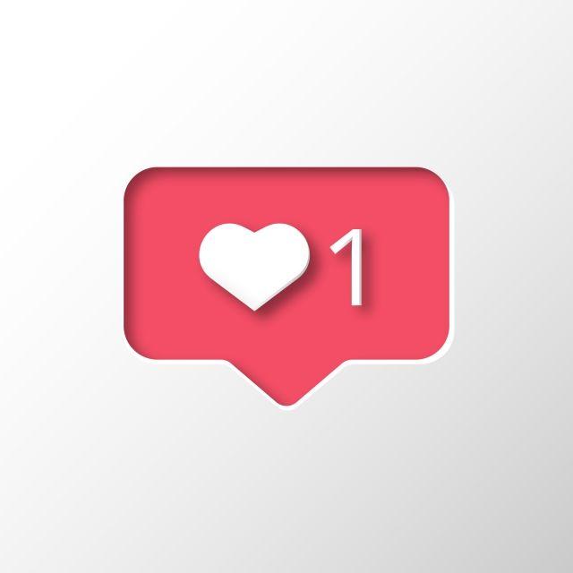 Love Instagram Logo - Instagram Like Notification, Heart, Love, Icon Background Image for ...