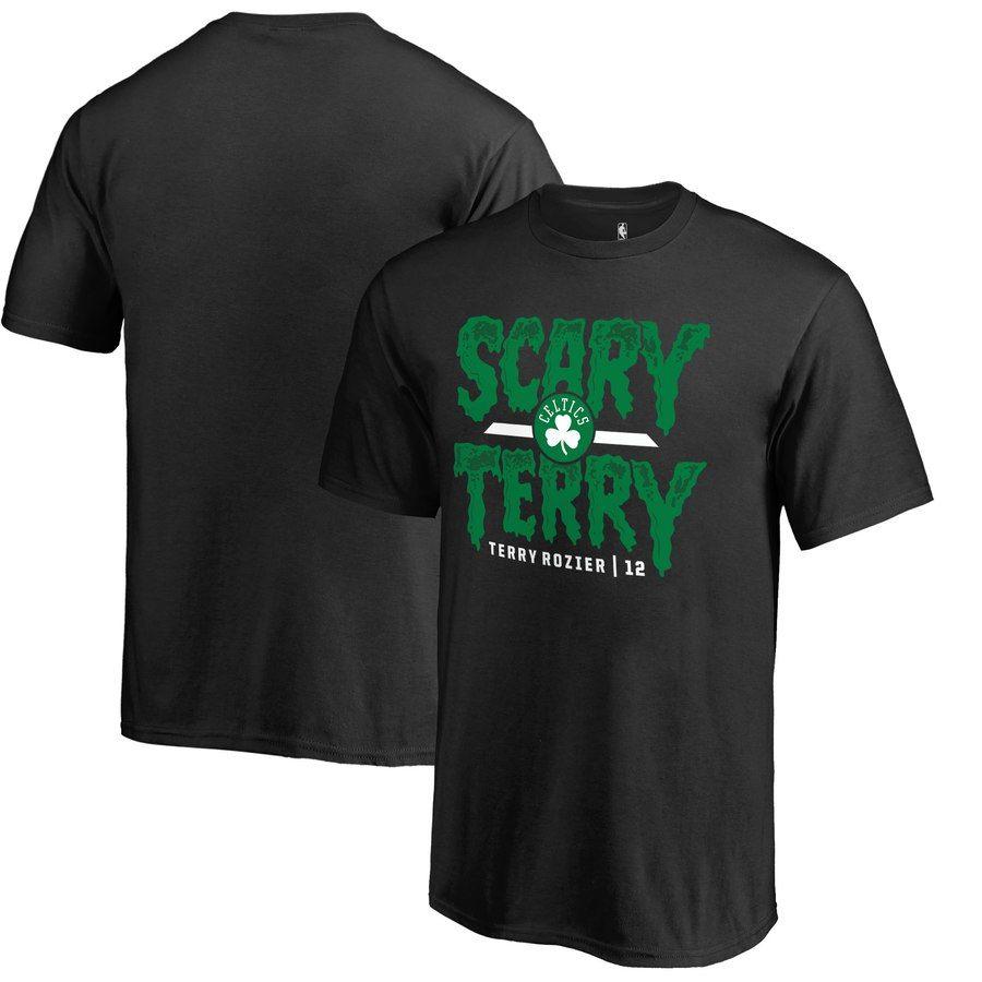 Scary Black and Green Logo - Youth Fanatics Branded Terry Rozier Black Boston Celtics Scary Terry