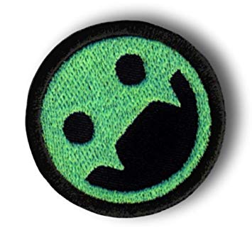 Scary Black and Green Logo - Single Count Custom and Unique (2 Inch) Round Imperfect Spooky