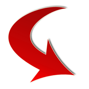 Red Bottom Logo - Arrow Small Curve Red Bottom Right transparent PNG - StickPNG