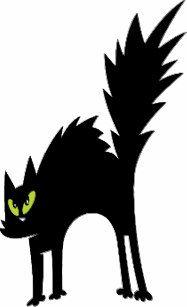 Scary Black and Green Logo - Green Eyes Scary Cat Gifts on Zazzle