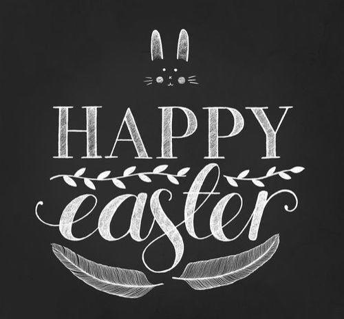 Happy Easter Black and White Logo - Black Happy Easter Pictures, Photos, and Images for Facebook, Tumblr ...