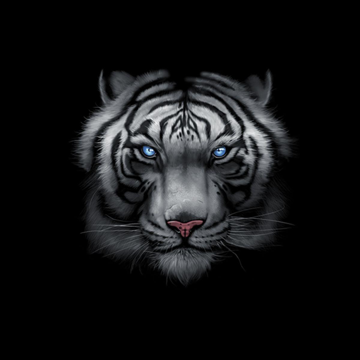 White Tiger Logo - White Tiger Animals Blue Eyes Men T-shirt XS-5XL New | eBay